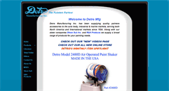 Desktop Screenshot of detromfg.com